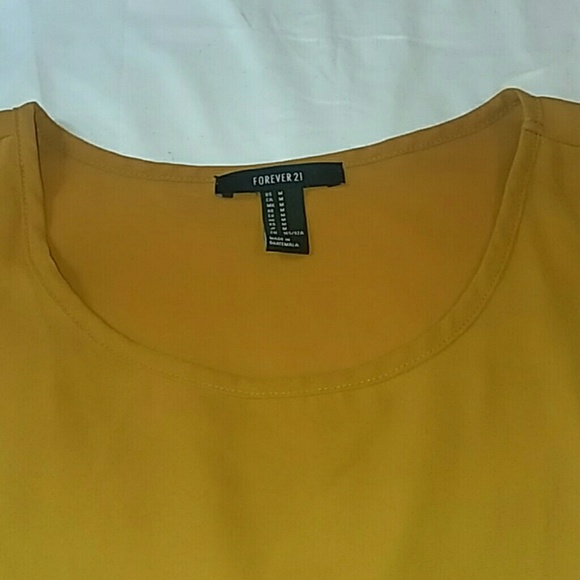 FOREVER 21 mustard tank top - Picture 2 of 2